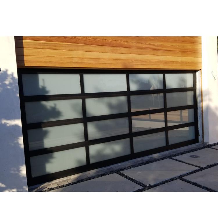 wdma-cheap-wholesale-warehouse-electric-transparent-sectional-modern-new-black-panel-garage-door_62301384229-3 WDMA transparent sectional garage door Garage Door Roller Shutter Door