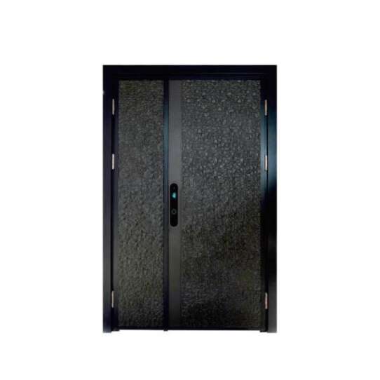 China WDMA China Casting Aluminium Exterior Security Entrance Entry Front Armored Storm Door Designs Shandong