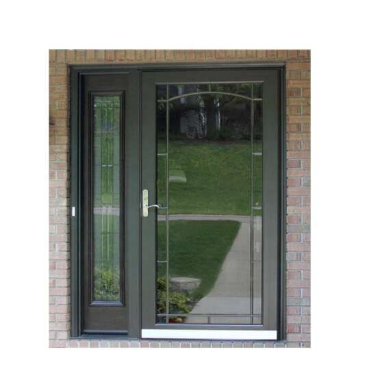 WDMA China Cheap Apartment House Interior Arch Aluminium French Glass Door For Sale