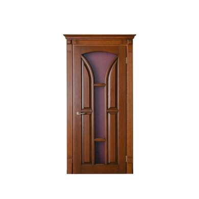 WDMA China Customized Modern Design Interior Solid Wooden Doors Photos for Villas