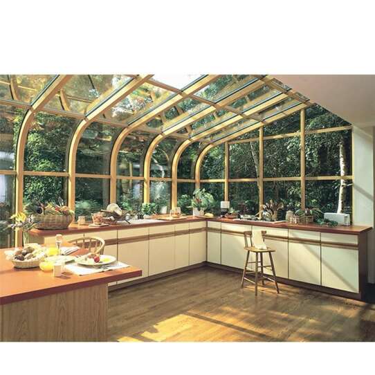 China WDMA Curved Glass Sunrooms