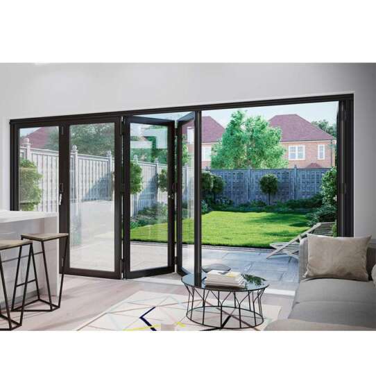 China WDMA China Manufacture French Aluminium Folding Patio Doors