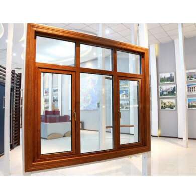 WDMA Custom Aluminium Aluminum Clad Wood Window Passive House Window