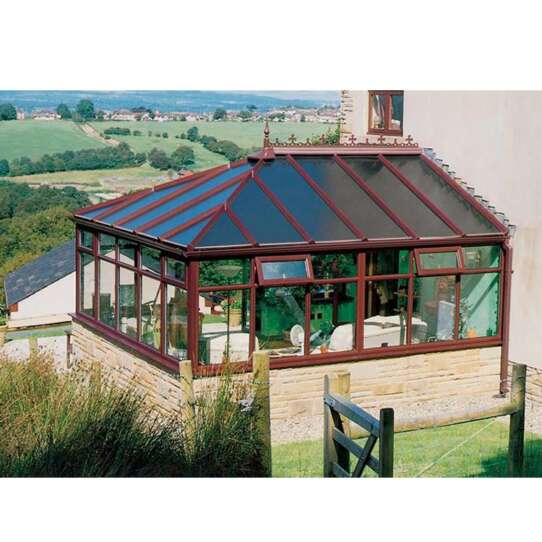China WDMA Custom Aluminum Prefabricated Glass Sunroom Panels Conservatory Roof