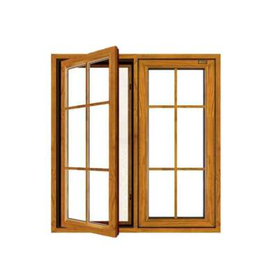 WDMA Double Glazing Aluminum-clad -wood Windows And Doors Frame Modern Design