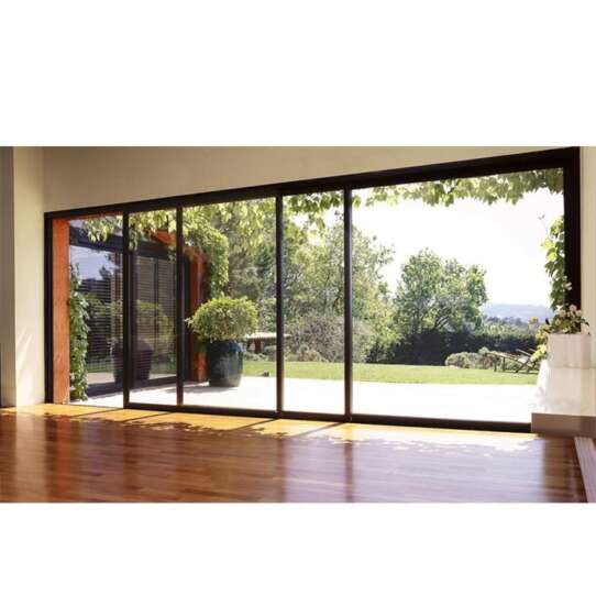 China WDMA Energy Saving Puertana Brand Garage Aluminium Interior Glass Sliding Door