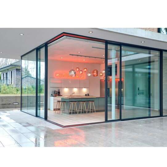 WDMA corner sliding door