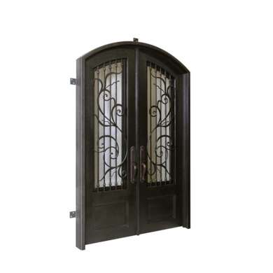 WDMA Exterior Wrought Iron Entry Door Front Door Design