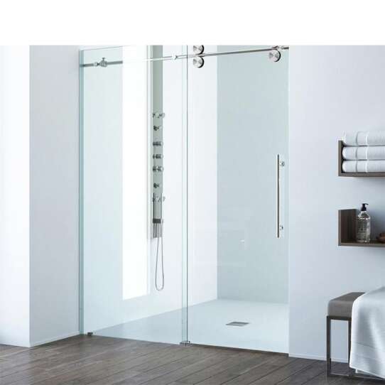 WDMA frameless bathroom tempered glass shower door Shower door room cabin