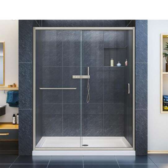 China WDMA Frameless Bathroom Tempered Glass Shower Glass Sliding Door Shower Enclosureshower Room