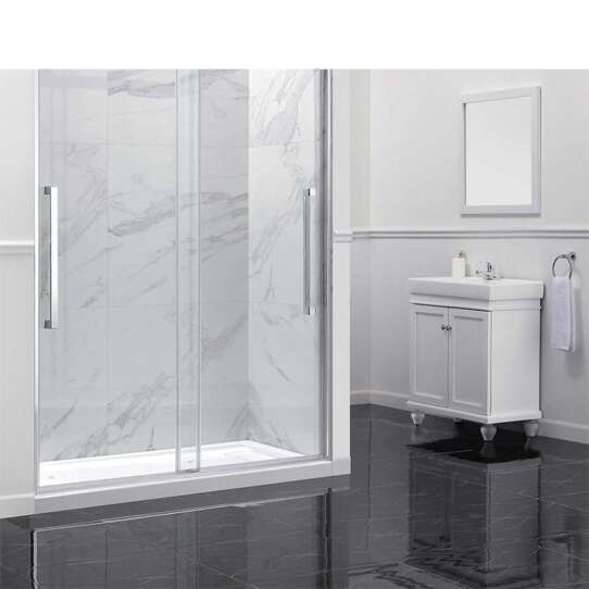 China WDMA frameless bathroom tempered glass shower door Shower door room cabin