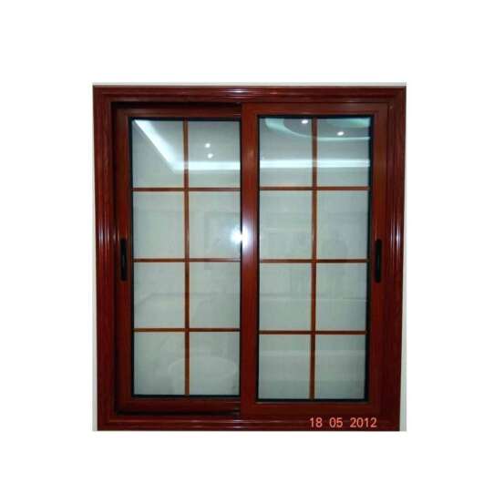 WDMA brown glass window Aluminum Sliding Window