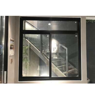 WDMA Good Quality Cheap Cost Aluminum Glass Wooden Color Jalousie Top Hung Sliding Window For Office