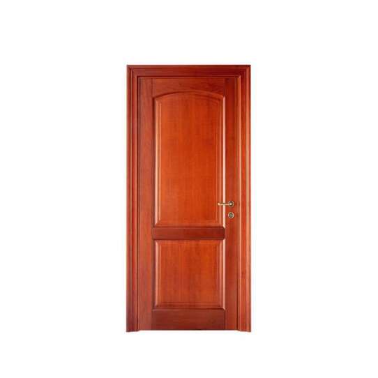 China WDMA Handmade Luxury And Modern Double Engraved Carved Main Gate Entrance Lacquered Cherry Wooden Door With Carving Diamond And Crown