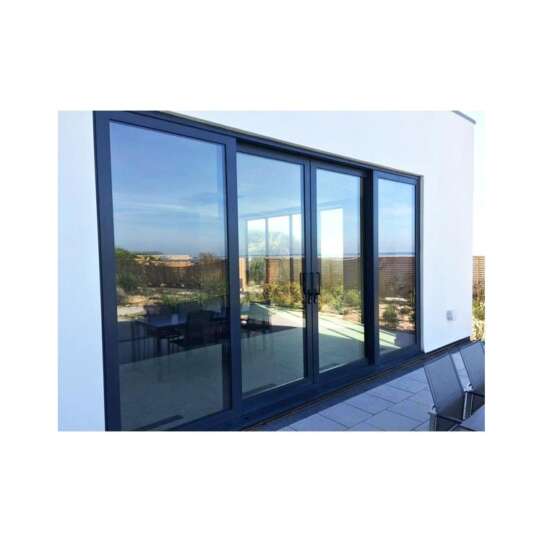 China WDMA aluminium stacking door Aluminum Sliding Doors