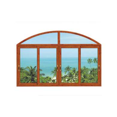WDMA Hurricane Impact Wooden Color Aluminum Glass Jalousie Window In The Philippines