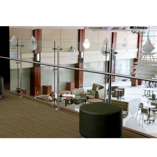 WDMA 10mm thick frameless glass balcony railing