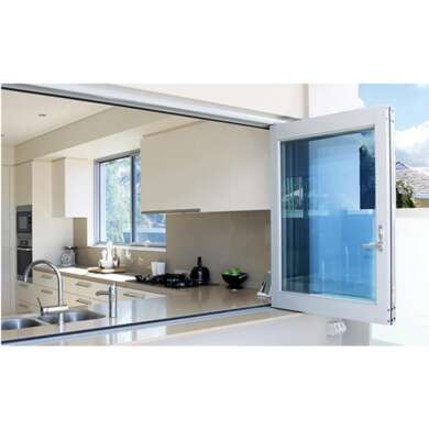 WDMA Interior Aluminium Black Triple Glazed Folding Glass Windows And Doors Folding Aluminum