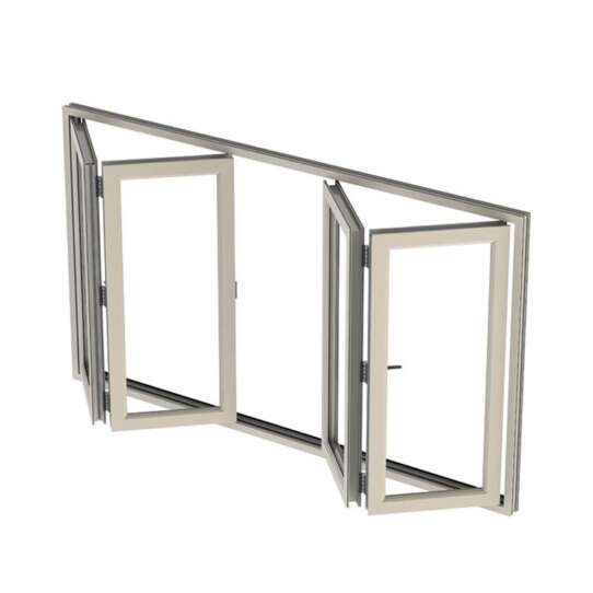 WDMA folding glass window Aluminum Folding Window