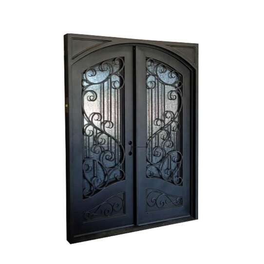 WDMA iron folding door Steel Door Wrought Iron Door