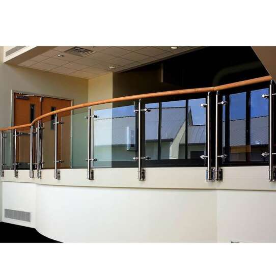 China WDMA Main Gate Balustrade Corridor Safety U Channel Railing Design For Front Balcony Porch