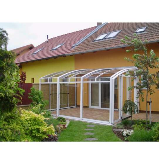 WDMA Metal Glass Greenhouse Extension Sunroom