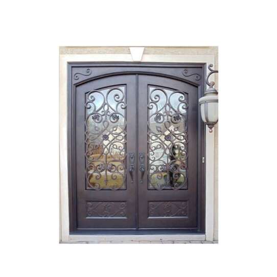 China WDMA iron door Steel Door Wrought Iron Door