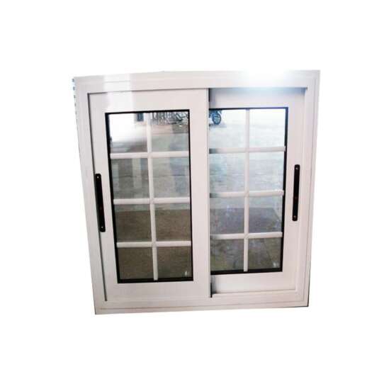 China WDMA aluminium sliding window with iron grill