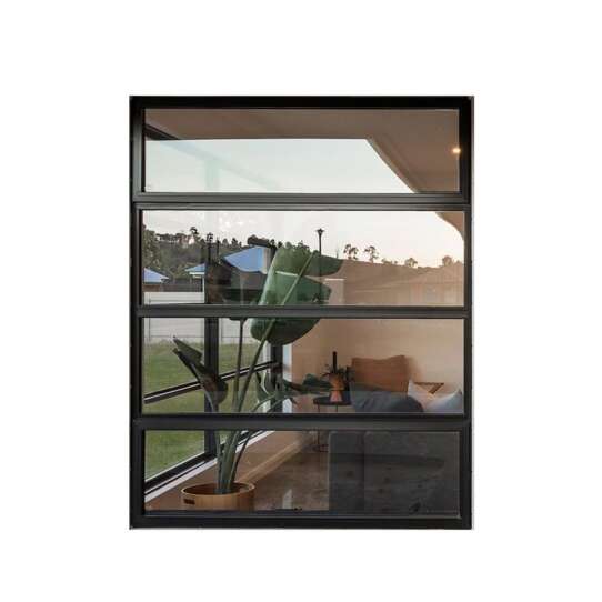 WDMA tempered single glass awning window