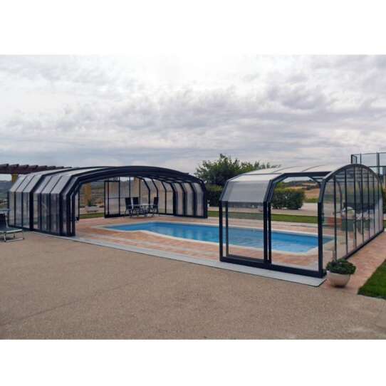 China WDMA Non-thermal Break Outdoor Glass House For Pool Solarium Sun Room