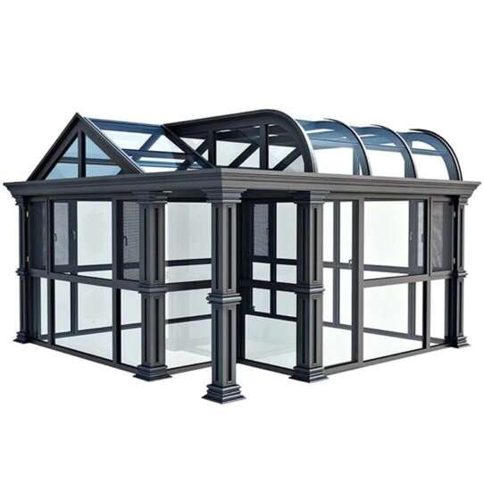 WDMA Outdoor Lowes Prefabricated Aluminium Frame Patio Glass Garden Room Enclosure Sunroom Conservatory