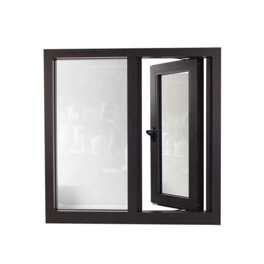 China WDMA Powder Coated Aluminum Casement Window Lowes French Window Price Design