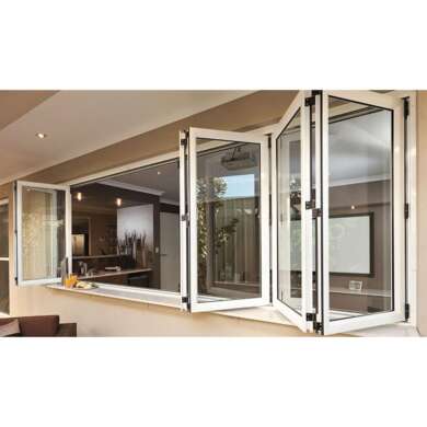 WDMA Prefabricated Bifold Window Aluminum Profile Windows And Doors