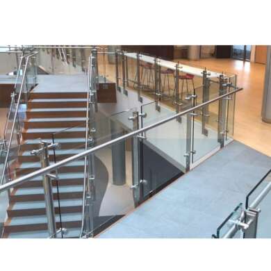 WDMA Price Meter Prefab White Staircase Wrought Iron Stair Railing Simple Design For Veranda