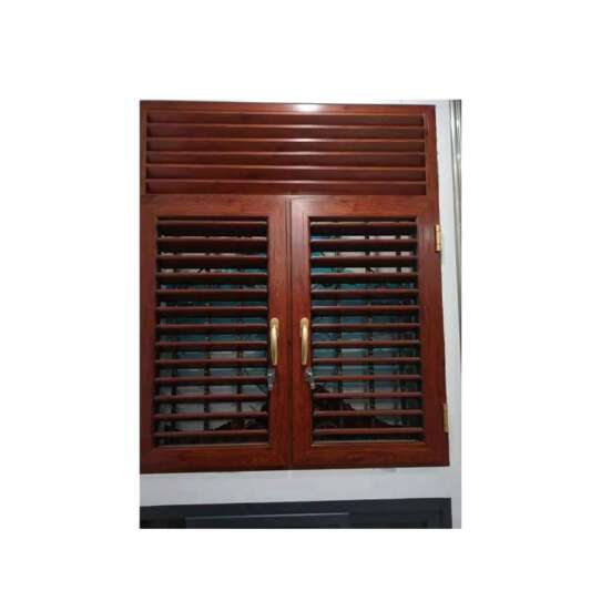 China WDMA Price Of Soundproof Aluminum Bathroom Fixed Louver Window