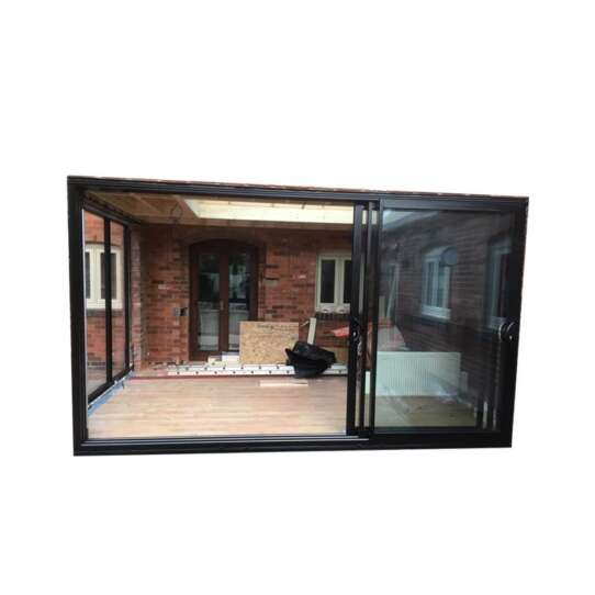 WDMA Ready Made Latest Modern Decorative Water Proof Exterior Commercial Aluminium Sliding Bathroom Glass Door