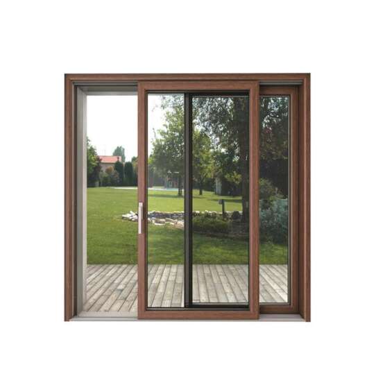 China WDMA Ready Made Latest Modern Decorative Water Proof Exterior Commercial Aluminium Sliding Bathroom Glass Door