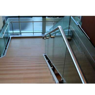 WDMA Ready To Be Sent Latest Metal Balcony Tempered Glass Ss Railing Design