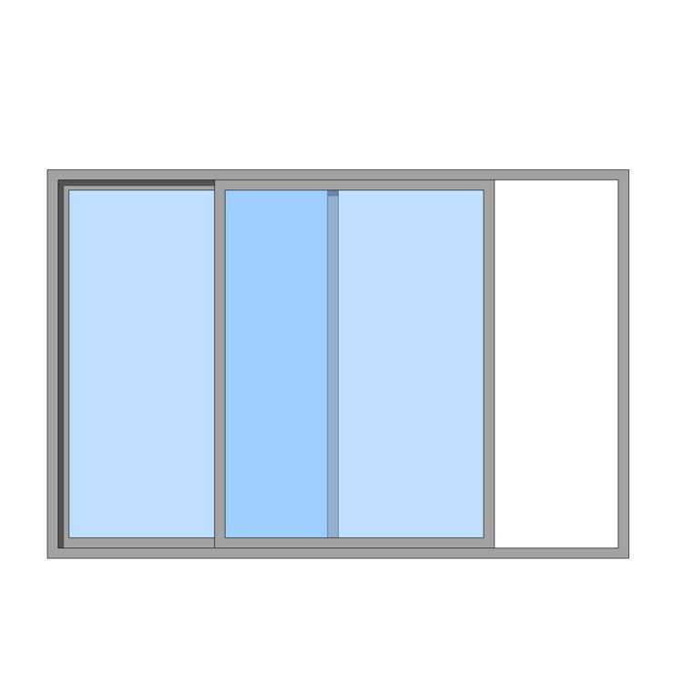 Blue glass sliding window  Window glass design, Door glass design,  Aluminium windows and doors