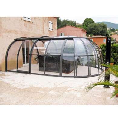 WDMA Retractable Glass Roofs Sunroom Aluminum Patio Enclosure