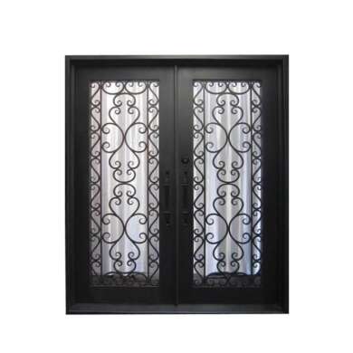 WDMA Shandong Manufacturers Wrought Iron Folding sliding Gates Accordion Doors