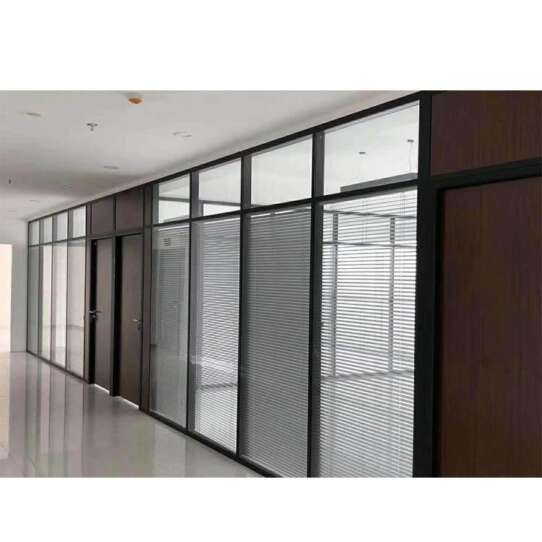 China WDMA Sound Proof Prefabricated Interior Hall And Dining Room Living Room Kitchen Lobby Banquet Office Glass Partition Wall Sy