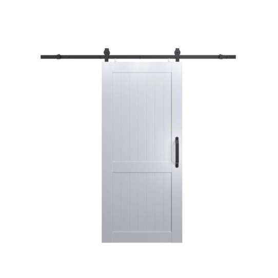 WDMA Soundproof Interior Shoji MDF Timber Glass Sliding Barn Door Room Dividers For Bathrooms