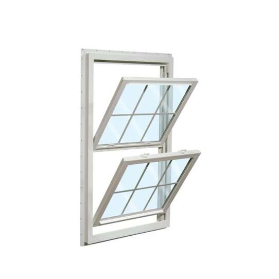 China WDMA Two Panel Aluminium Top Hung Up And Down Double Hung Removable Sliding Windows For Balcony