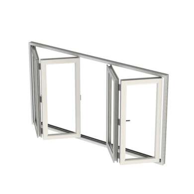 WDMA United States American Style Aluminum Home Corner Transom Folding Window Style Sliding Soundproof