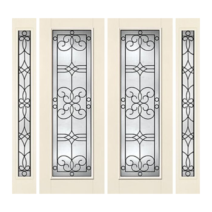 ESWDA 88x96 Exterior Smooth Salinas 8ft Full Lite W/ Stile Lines Star