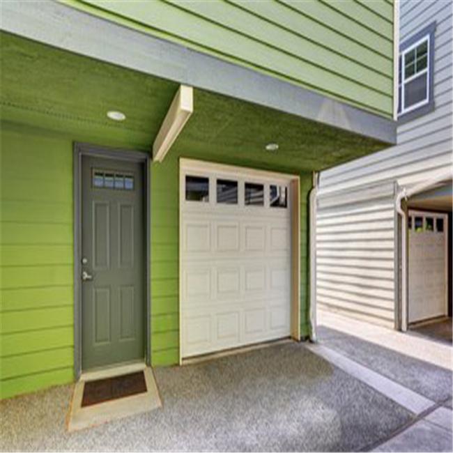 China WDMA Double frameless mirror glass carriage house garage door