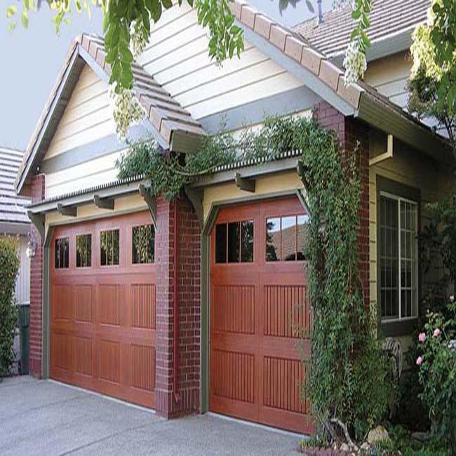 garage doors on house