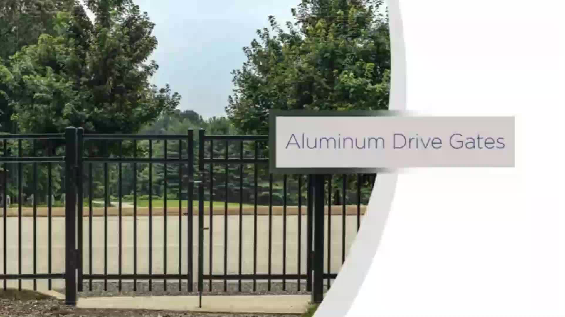 Luxury House Main Courtyard Elegant Aluminum Entrance Accordion